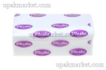 Полотенца бумажные PLUSHE Professional Light/Профессиональная серия 16, V-сложение 1 слойные, по 250 листов, целлюлоза, 16 в коробе