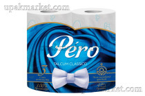 Туалетная бумага PERO CLASSIC blue 3х сл. 16,3м (4 рулона в упаковке)