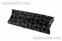 Картонный короб под роллы/шаурму 200х70х55 МЕГА Black