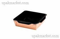 Салатник OpSalad 1000 ДНО ЧЕРНЫЙ BLACK WOOD 220х160х55