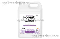 Гель для стирки белья с пятновыводителем "Lavande velour" (Лаванда) 5л канистра Forest Clean ЧЗ