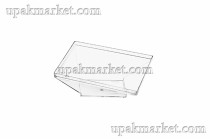 Креманка миска 117х117х10мм "Сапфир" (крышка,блюдце,подставка) PS /20уп х 6шт/