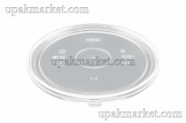 Крышка для емкости Round Bowl 620/750/1000 PP ПЛОСКАЯ ANTIFOG (OCQ, OCIQ, ОСК, ОЭСКЬЮ, ОСИКЬЮ)