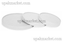 Крышка для супницы Round Bowl 300/400/500 картонная БЕЛАЯ OSQ (OCQ, OCIQ, ОСК, ОЭСКЬЮ, ОСИКЬЮ)