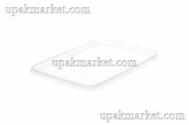 Крышка к банке прямоугольной ВЗЛП 1000/1200мл прозрачная 191х129мм