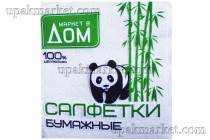 Салфетки 70л белая Маркет Панда