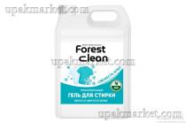 Гель для стирки белого и цветного белья "Свежесть альп" 5л канистра Forest Clean