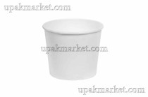 Картонная белая супница Round Bowl 500 ДНО д100(76)х95мм 490мл OSQ (OCQ, OCIQ, ОСК, ОЭСКЬЮ, ОСИКЬЮ)