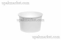 Картонная белая супница Round Bowl 300 ДНО д100(79)х65мм Вместимость 330мл OSQ (OCQ, OCIQ, ОСК, ОЭСКЬЮ, ОСИКЬЮ)